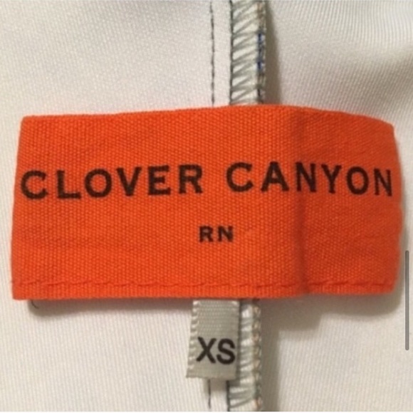 Clover Canyon Cane Scarf Neoprene Scuba Mini Dress - Picture 7 of 8